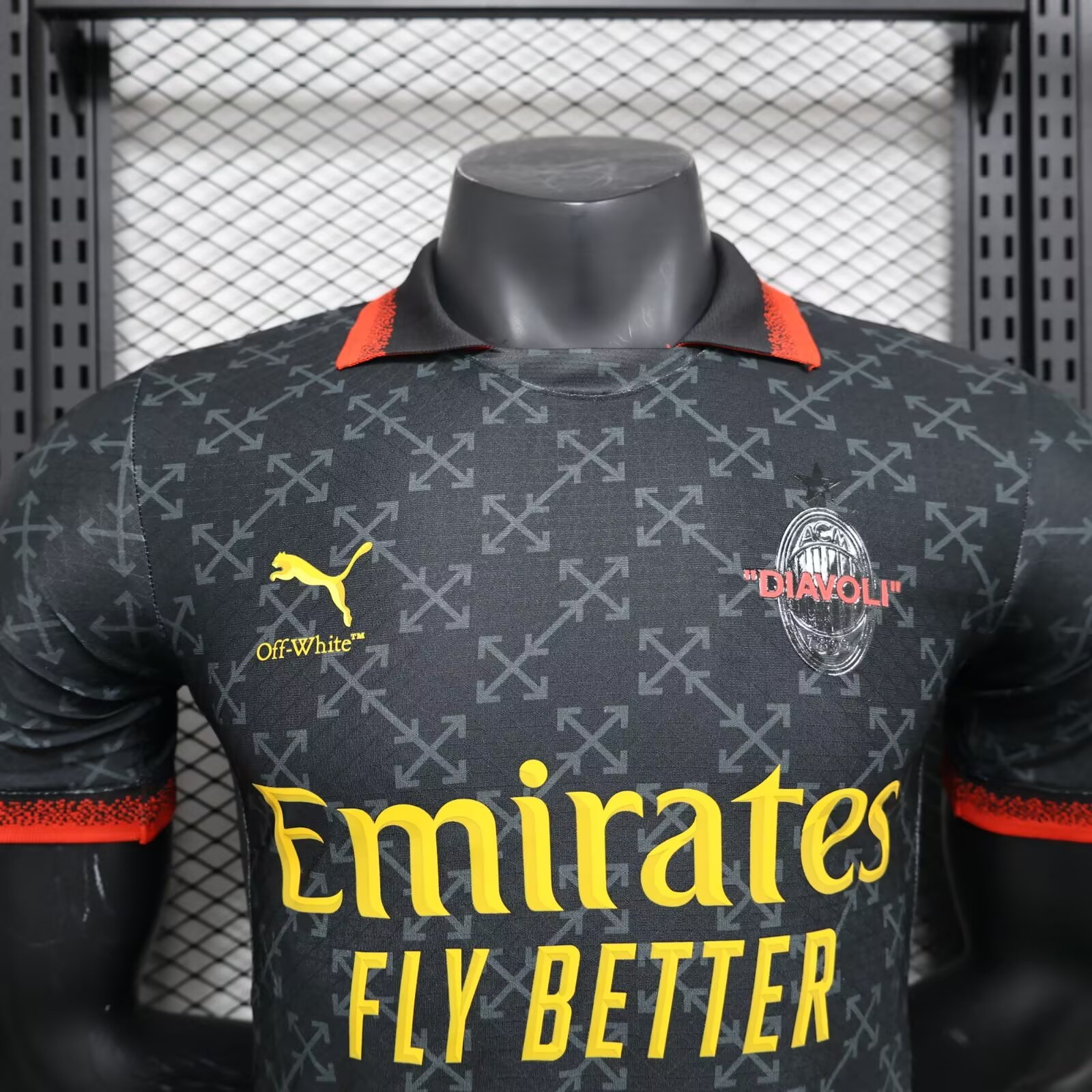 24/25 AC Milan 4th Away Football Shirt( Player Eersion)