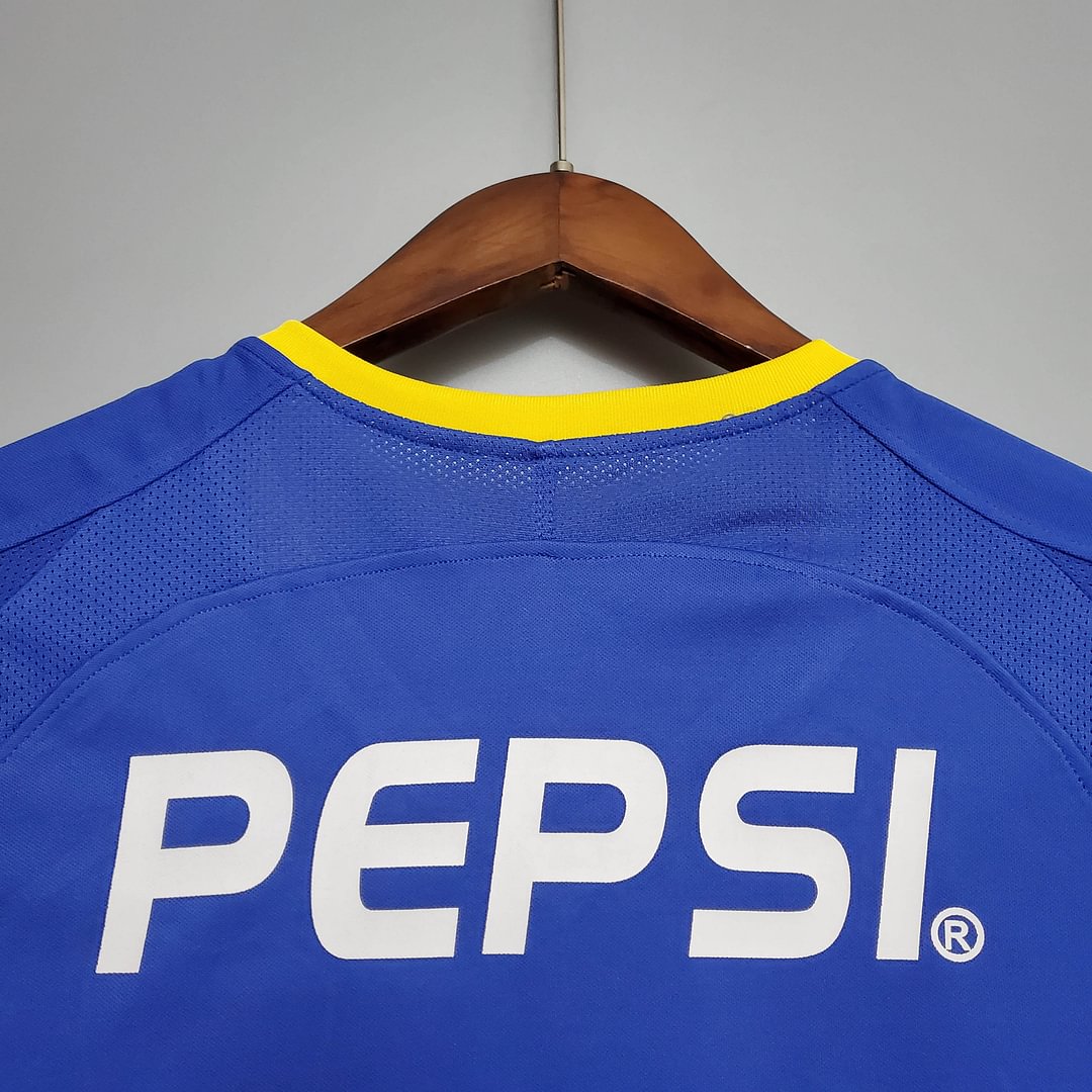 2003/2004 Retro Boca Juniors Home Football Shirt(Fans version)