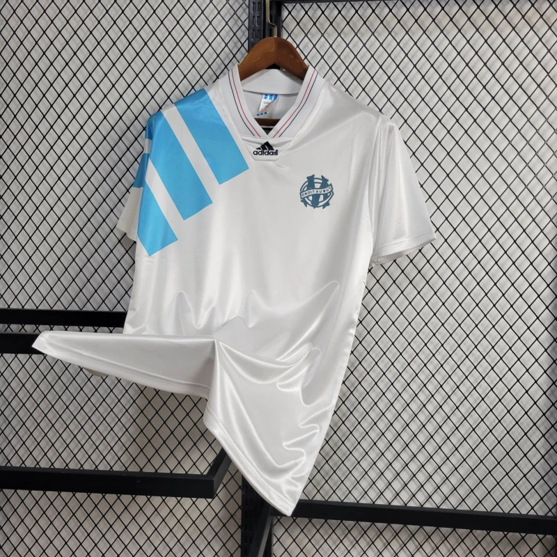 1993/1994 Retro Olympique Marseille Home Football Shirt(Fan version)