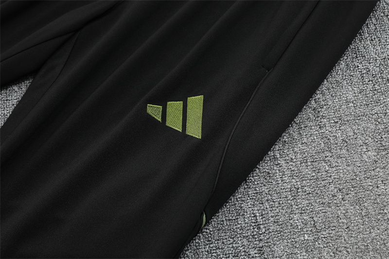 2025/2026 Real Madrid Green Black Dragon Training Wear Suit Shirt