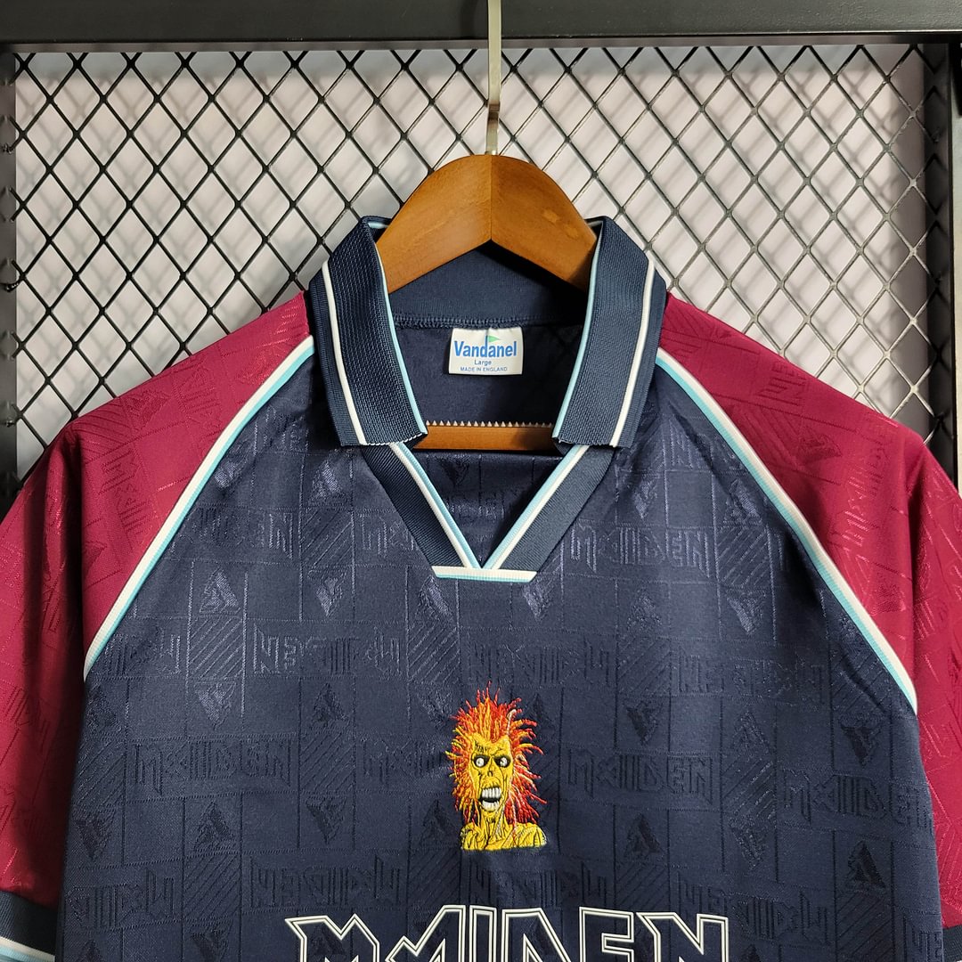1999 Retro West Ham United Iron Lady Home Football Shirt( Fans Edition )