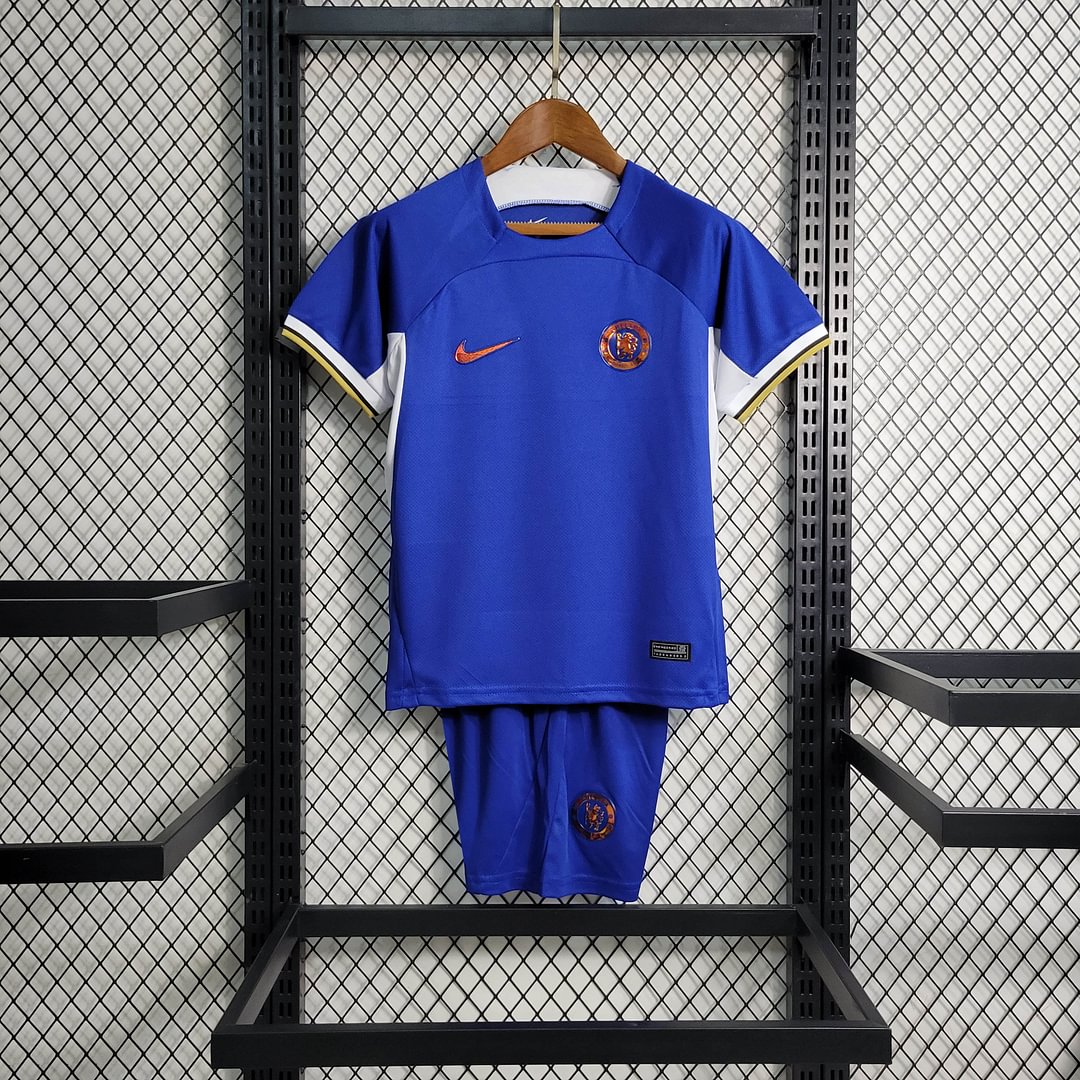 2023/2024 Chelsea Home Football Shirt Kids Size