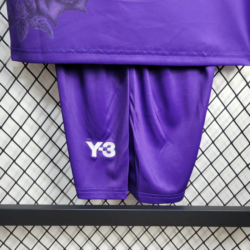 2024/2025 Real Madrid Y-3 Special Edition Purple Football Shirt Kids Size