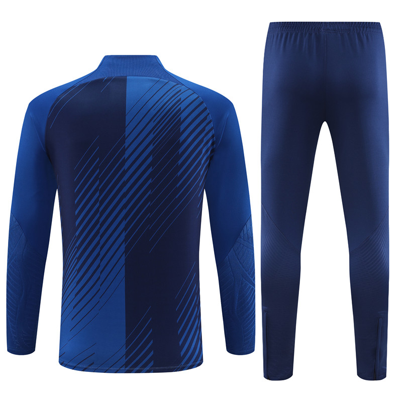 2025/2026 Barcelona Royal Blue Half-Pull Training Suit