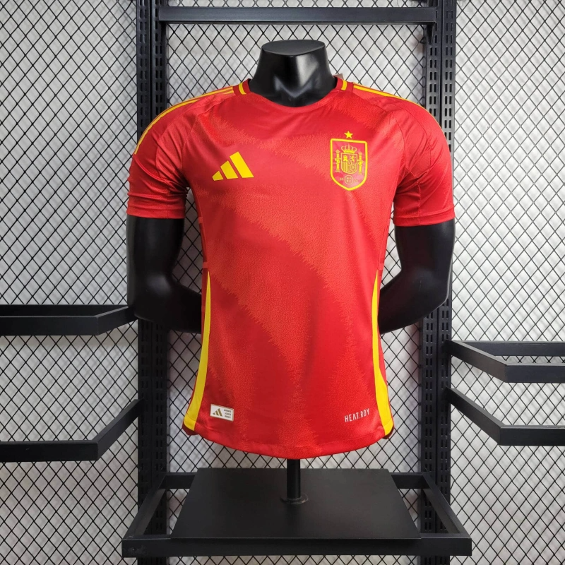2024 Spain Home Football Shirt(Player Version )