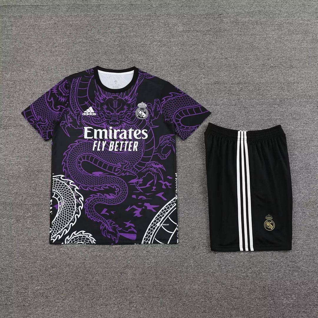 2024/2025 Real Madrid Purple Dragon Football Training Uniform
