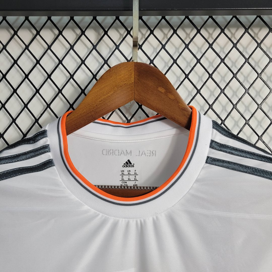 2013/2014 Real Madrid Retro Long Sleeve Home Football Shirt