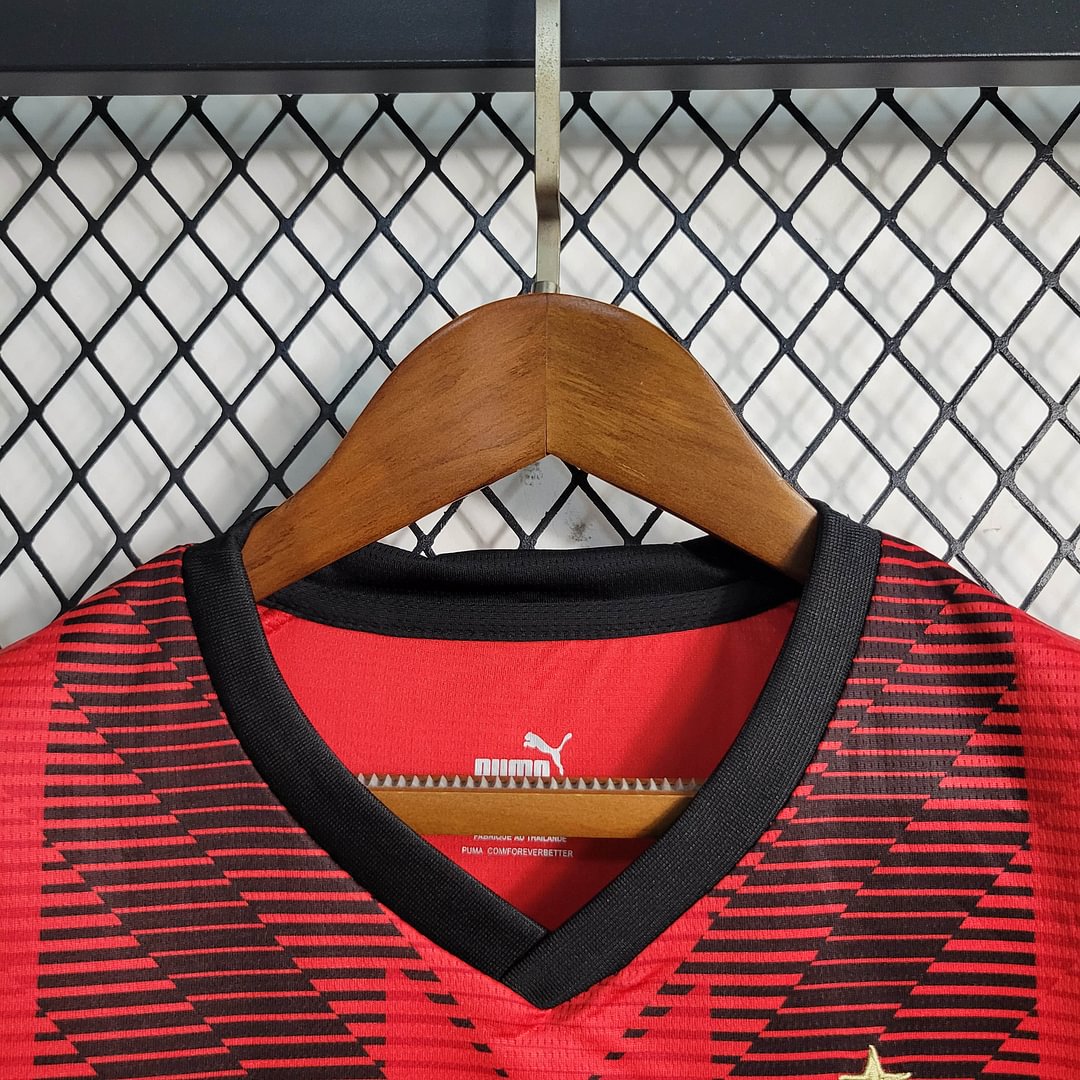 2023/2024 AC Milan Home Football Shirt Kids Size