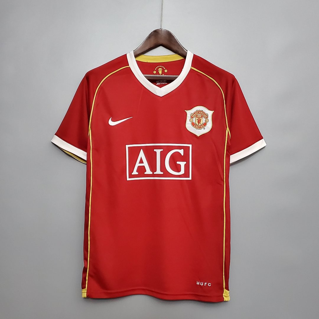 2006/2007 Manchester United Retro Home Football Shirt