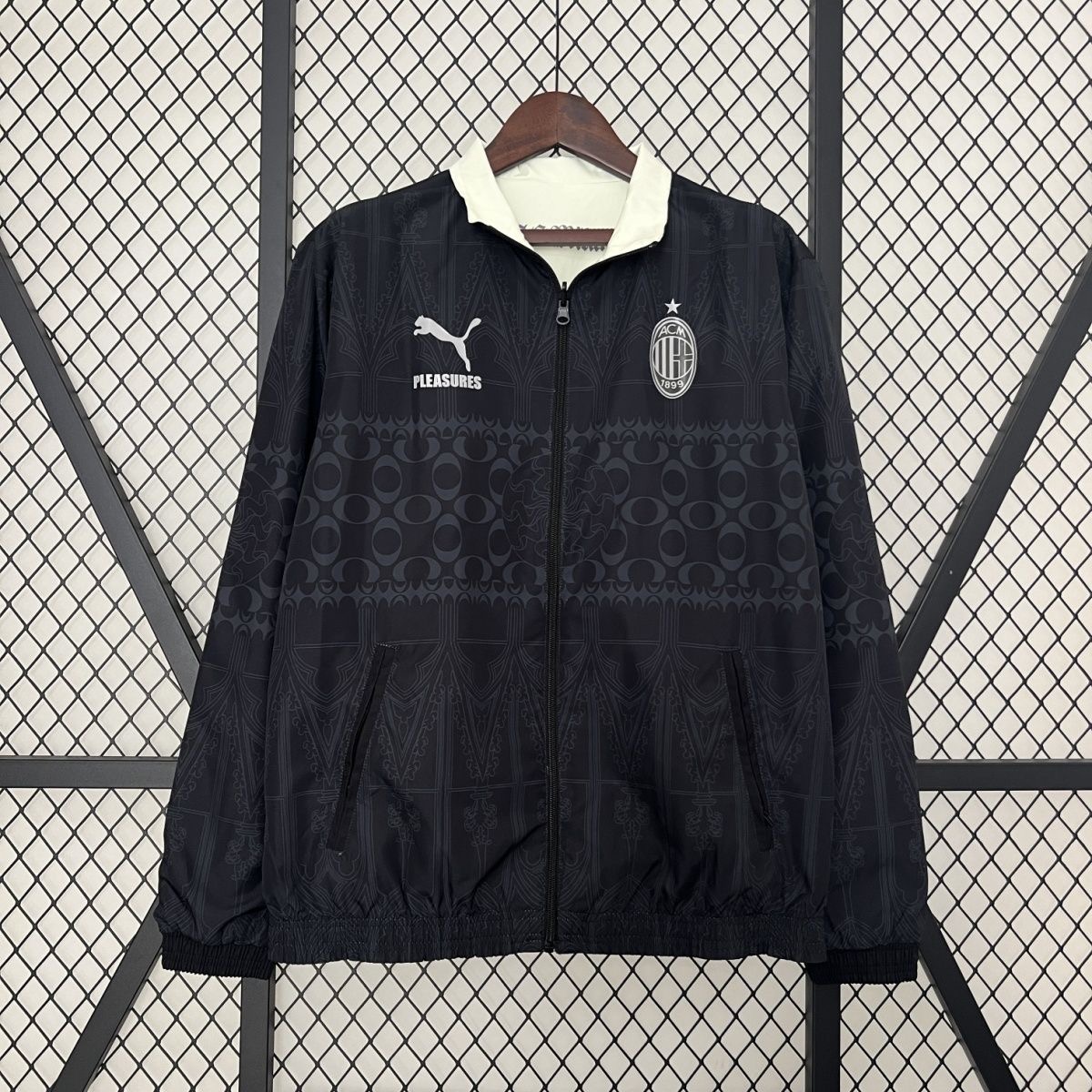 2024/2025 AC Milan Reversible Windbreaker Football Shirt