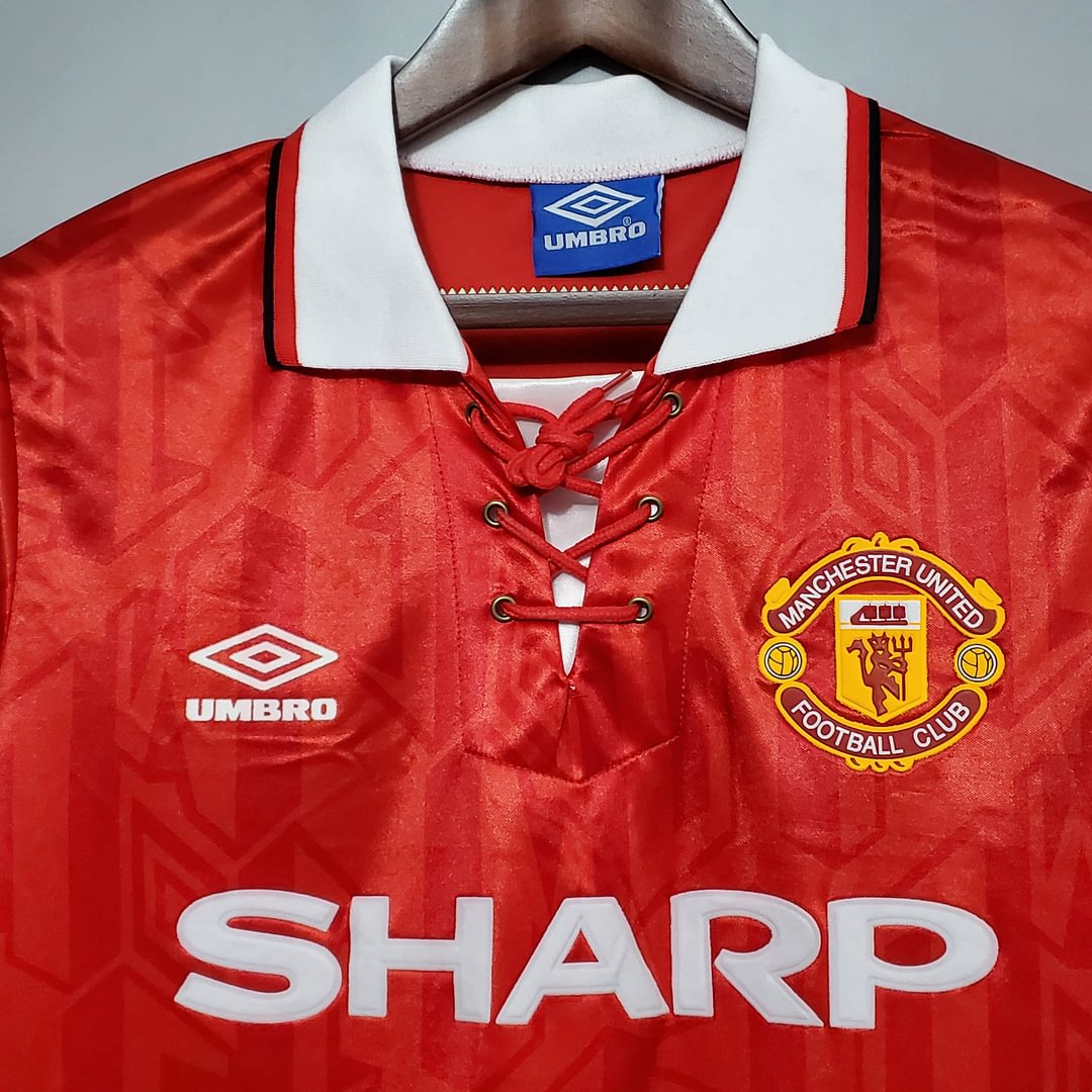 1992/1994 Manchester United Retro Home Football Shirt