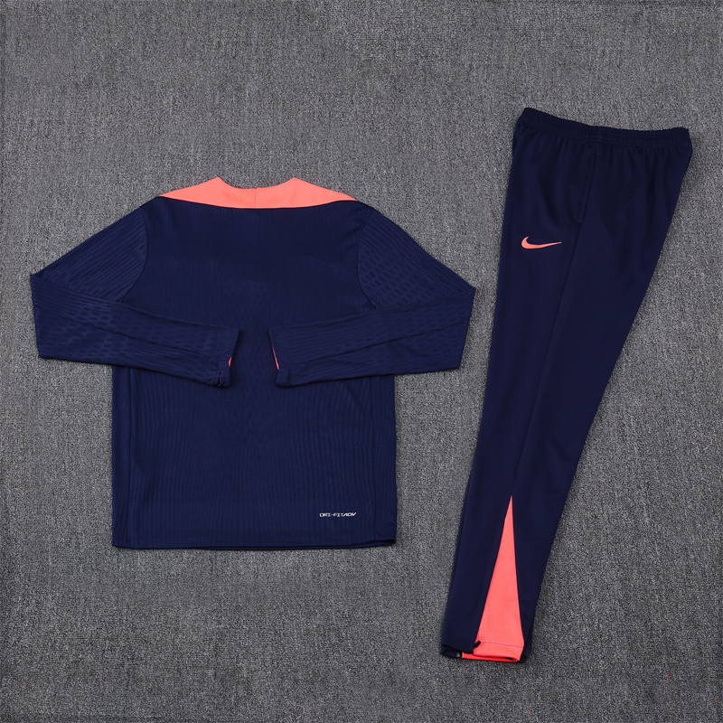 2025/2026 Barcelona Half-Pull Royal Blue Training Suit