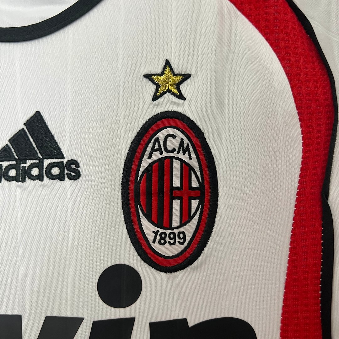 2006/2007 Retro AC Milan Away Champions League Football Shirt Kids