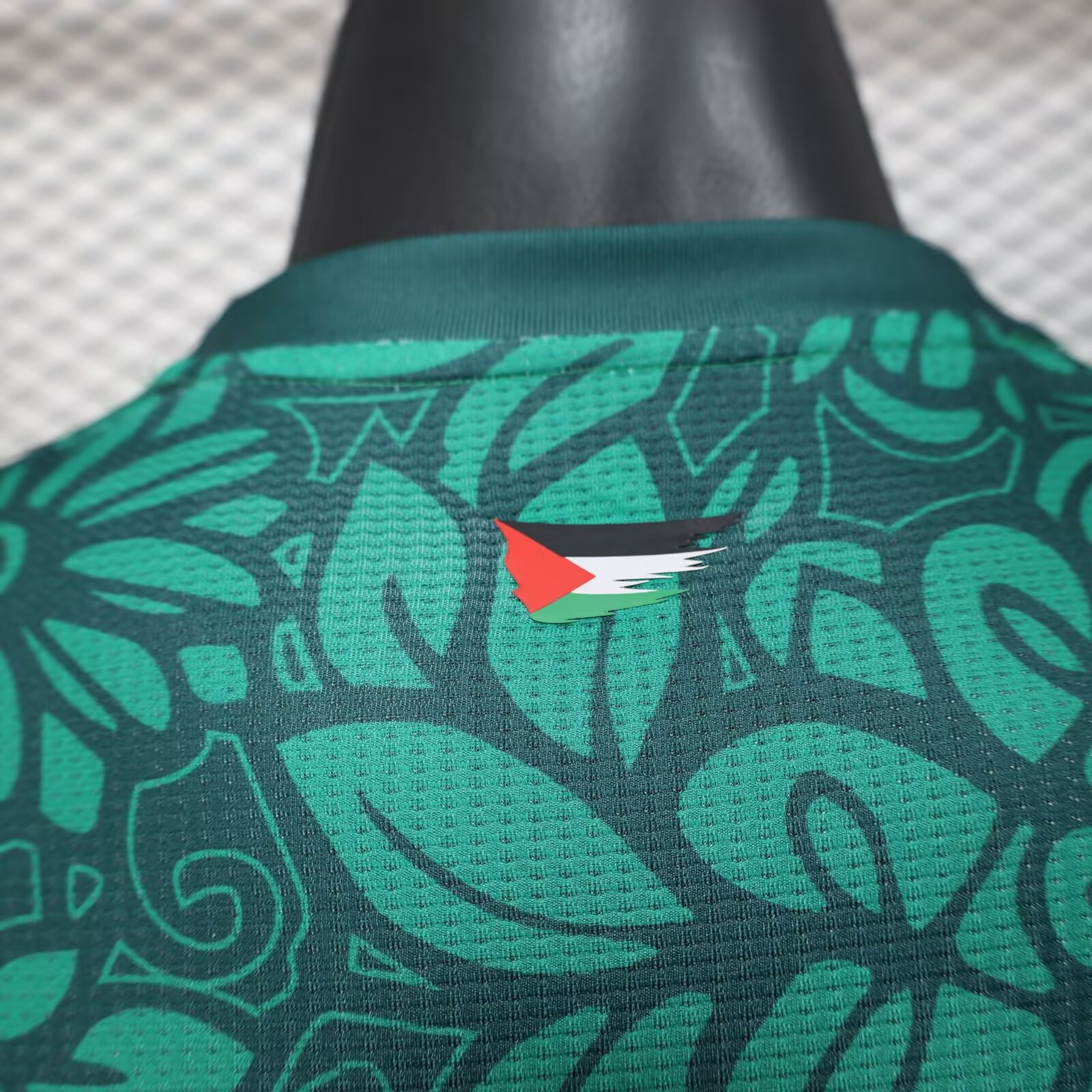 2025/2026 Palestine Green Pre match training uniform Jersey( Player Edition )
