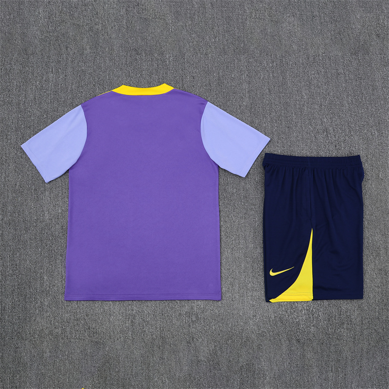 2025/2026 Atletico Madrid Purple Training Wear Suit Shirt