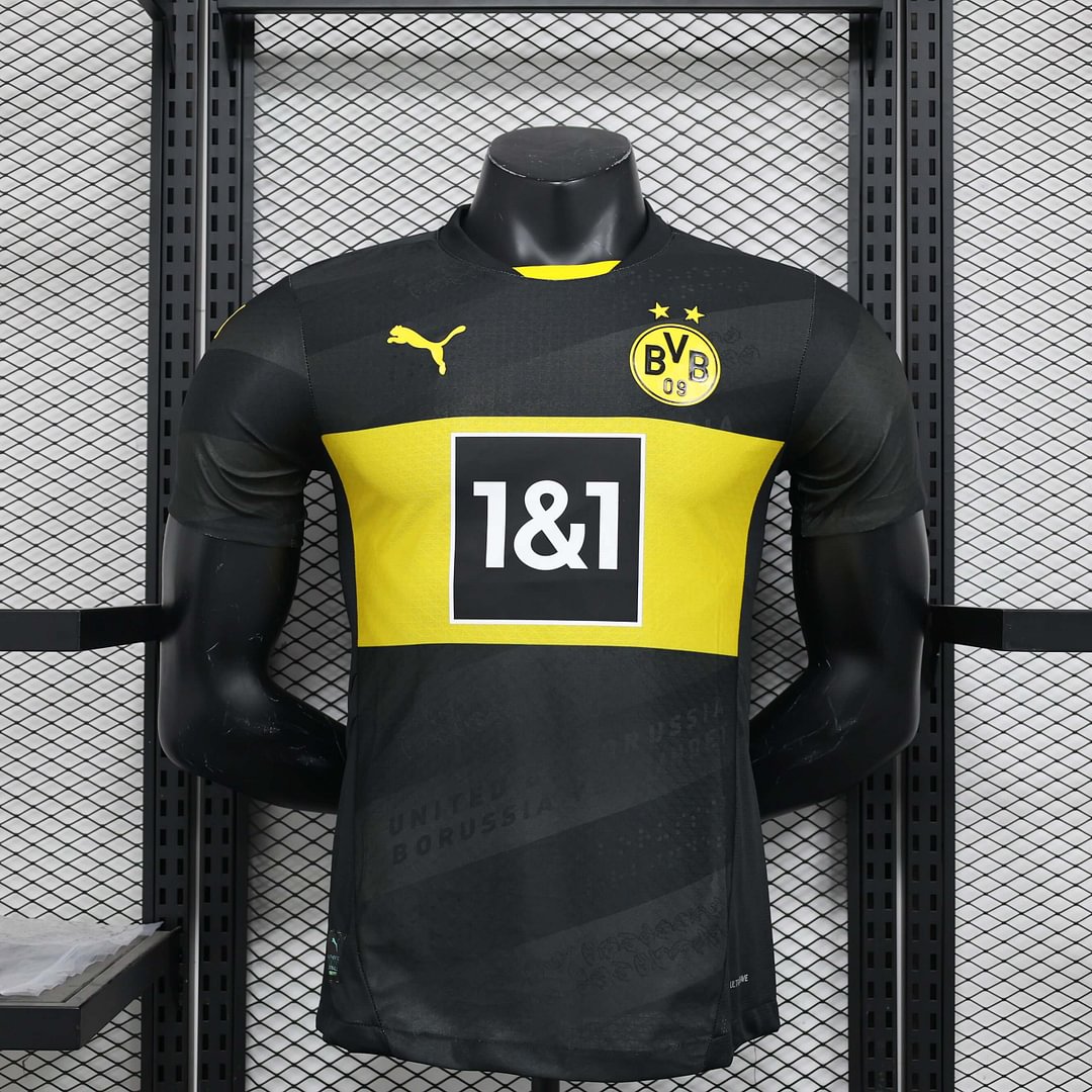 2024/2025 Dortmund Black Away Football Shirt For Player Version