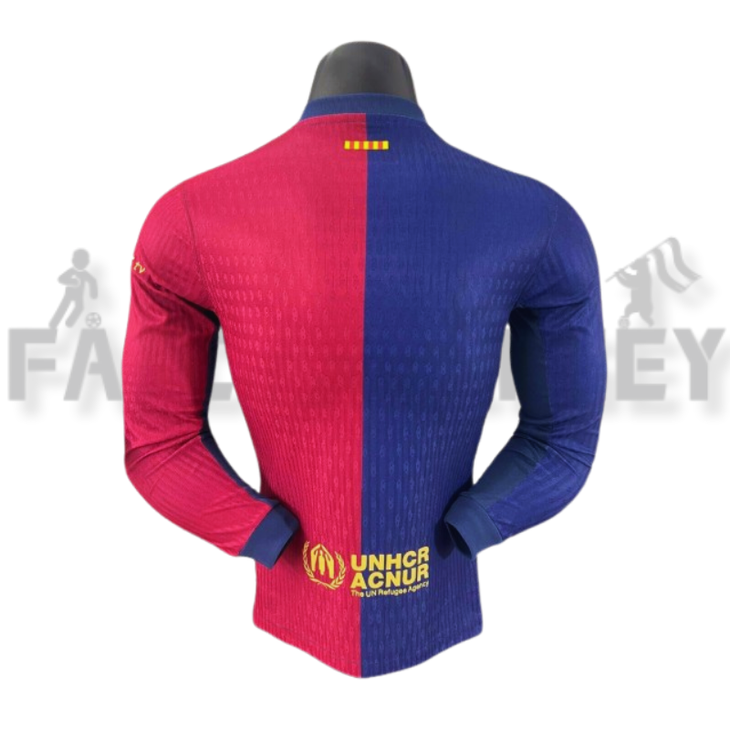 2024/2025 Limited Edition FC Barcelona x Travis Scott Men’s Home Long Sleeves Football Jersey( Player Edition )