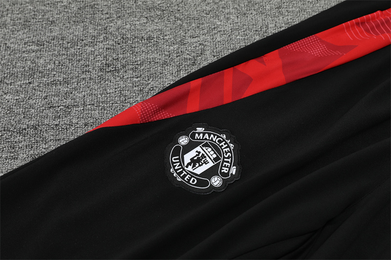 2024/2025 Manchester United Half-Pull Training Football Jersey
