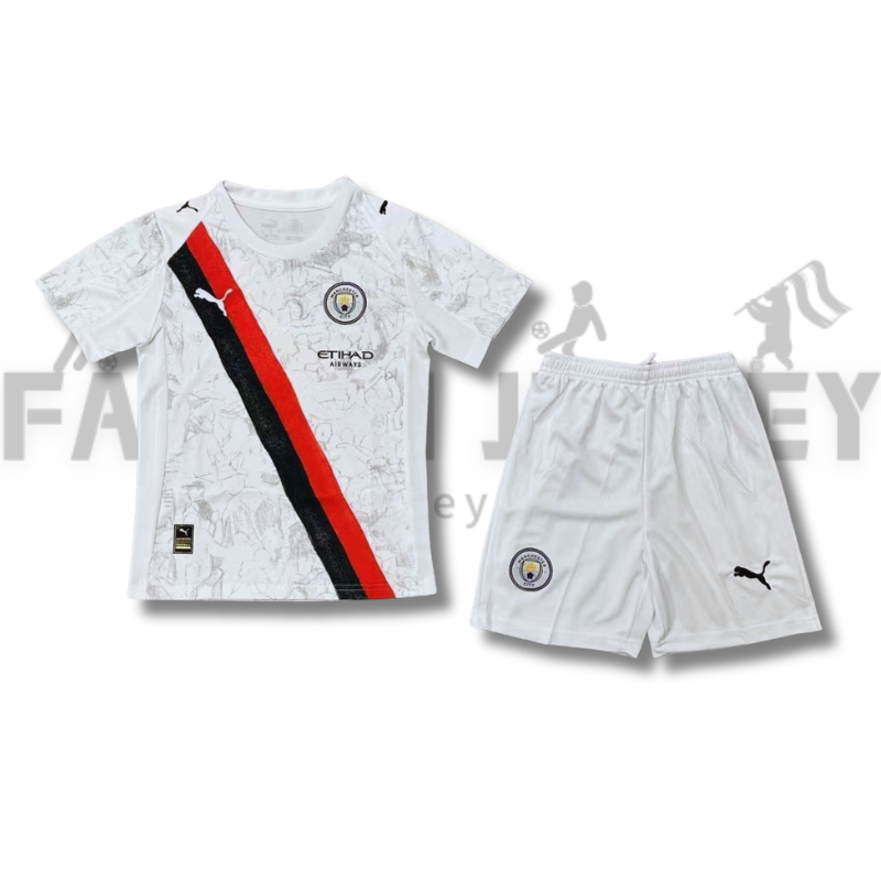 2025/2026 Manchester City Away Football jersey(For Kids )