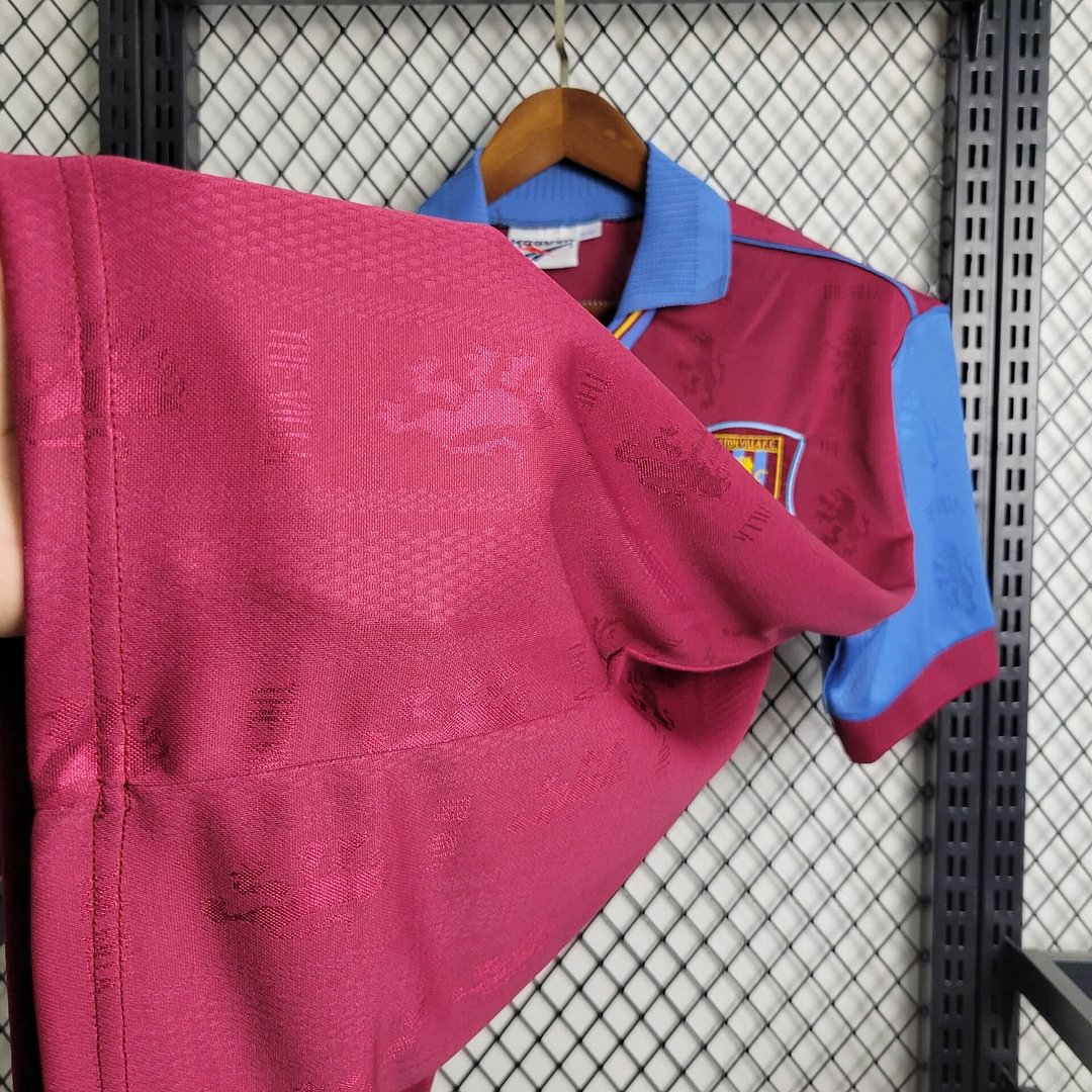1:1 copy top quality 1995/1997 Retro Aston Villa Home Football Shirt