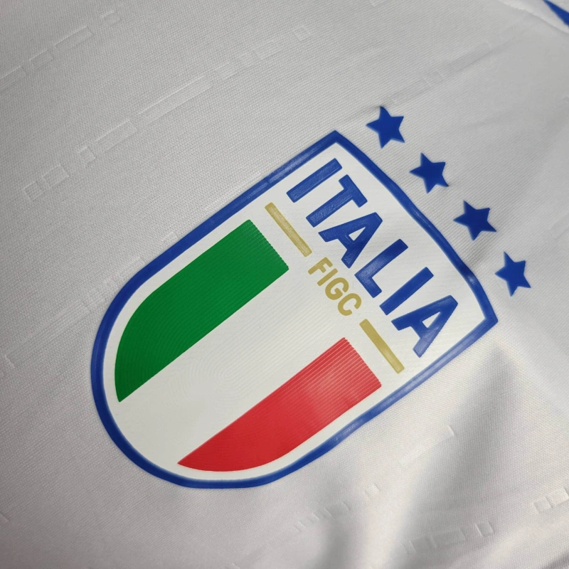 2024 Italy Long Sleeve Away Football Shirt(Player Version )