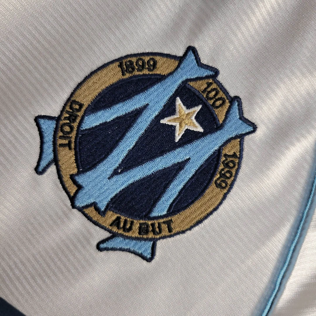 1998/1999 Retro Olympique Marseille Home Football Shirt(Fan version)