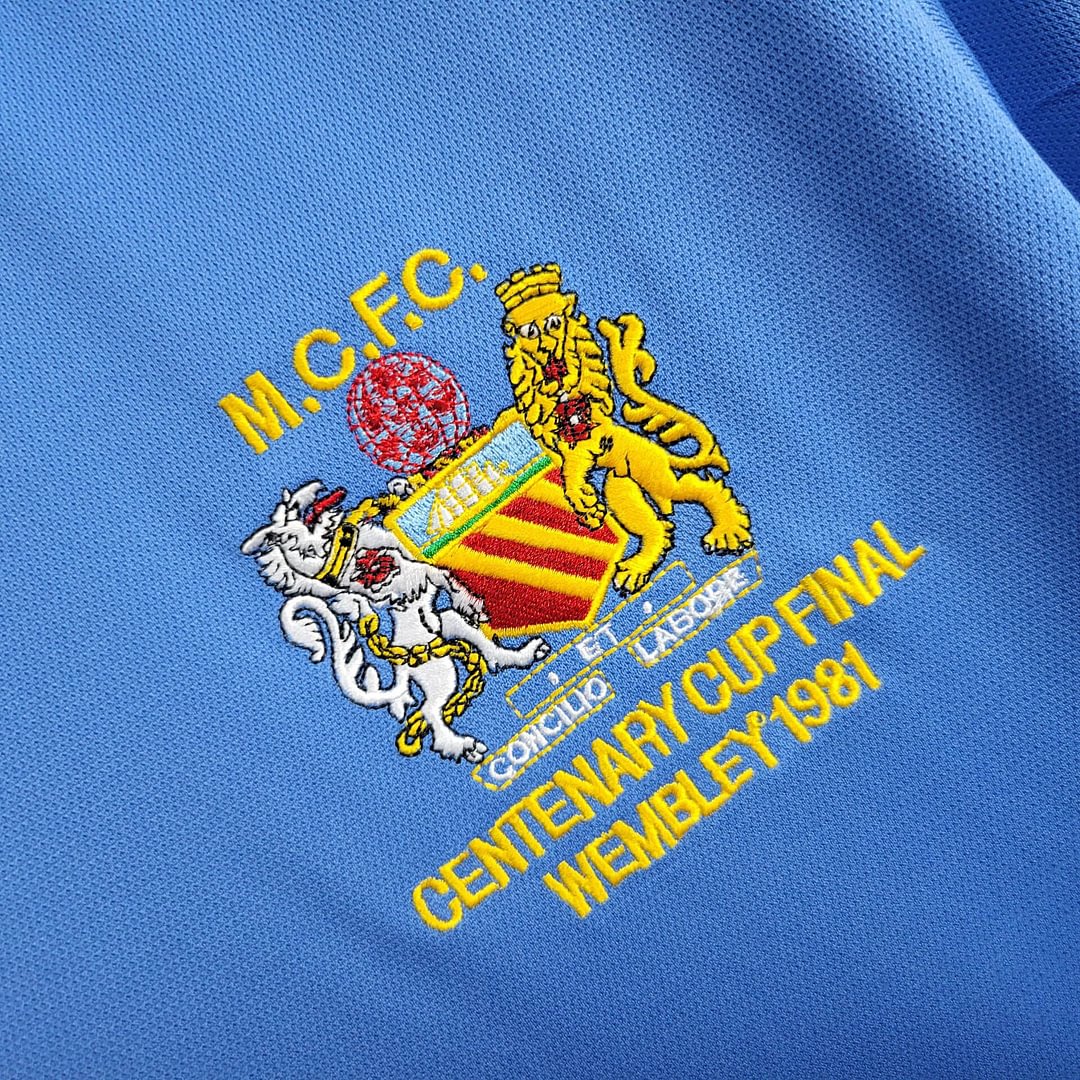 1981/1982 Manchester City Home Jersey Retro