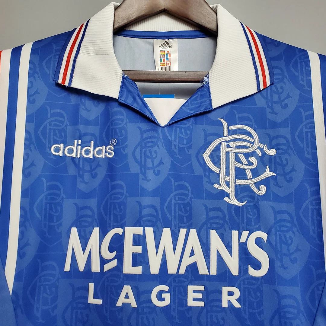 1996/1997 Retro Rangers Home Football Shirt( Fans Edition )