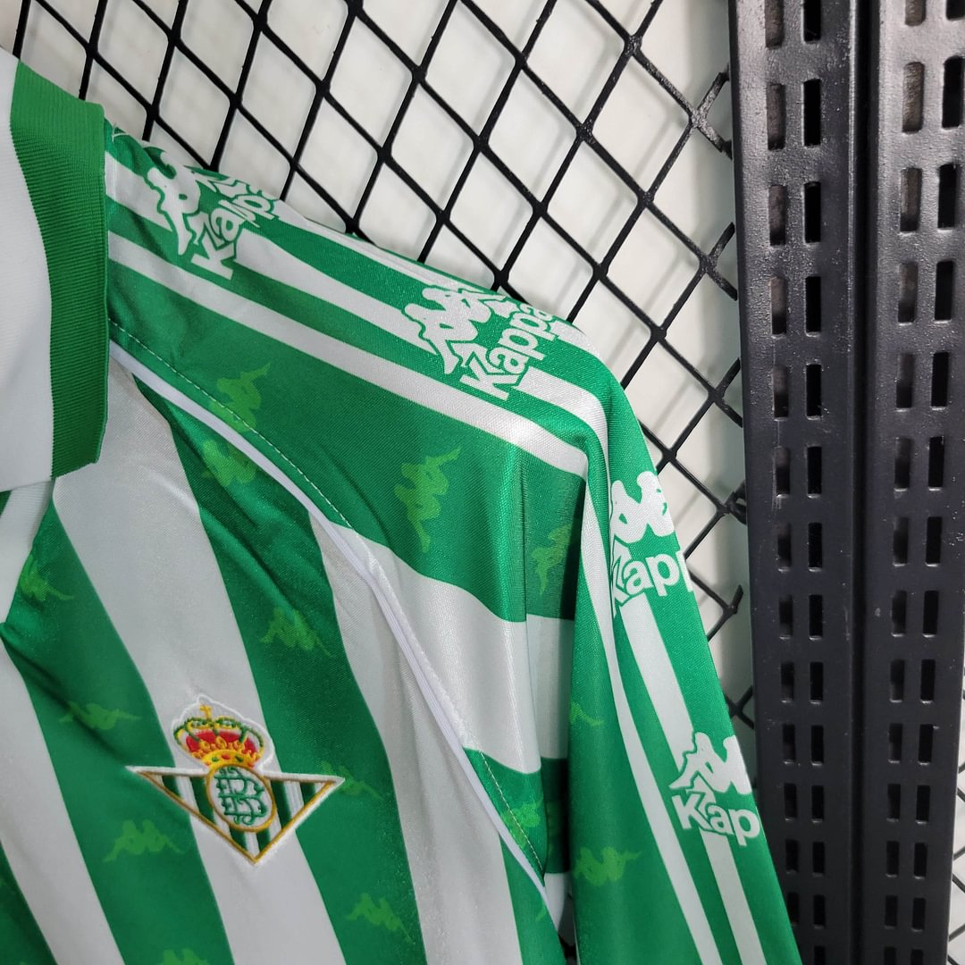 1995/1997 Real Betis Retro Long Sleeve Home Football Shirt( Fans Edition )