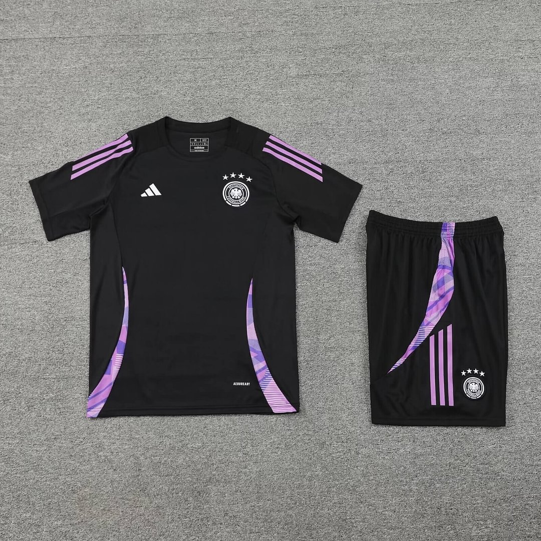 2024/2025 Germany Training Wear Black Suit Shirt
