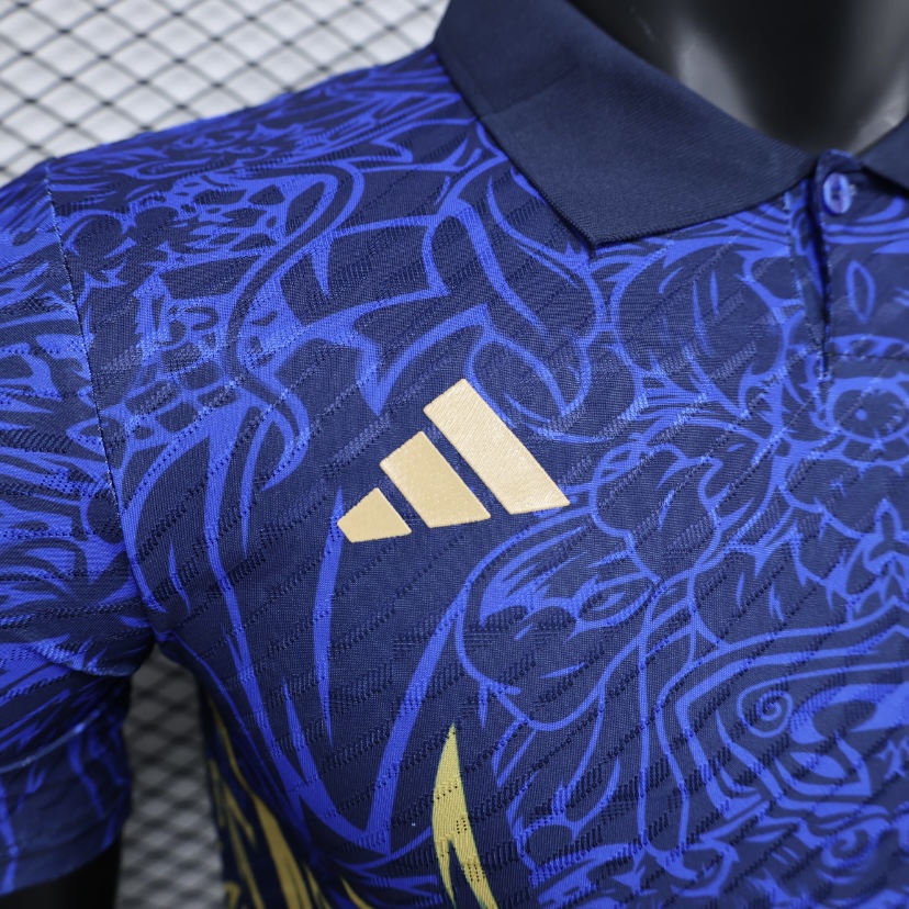 2024/2025 Real Madrid Royal Blue Dragon Special Edition Blue Football Shirt For Player Version