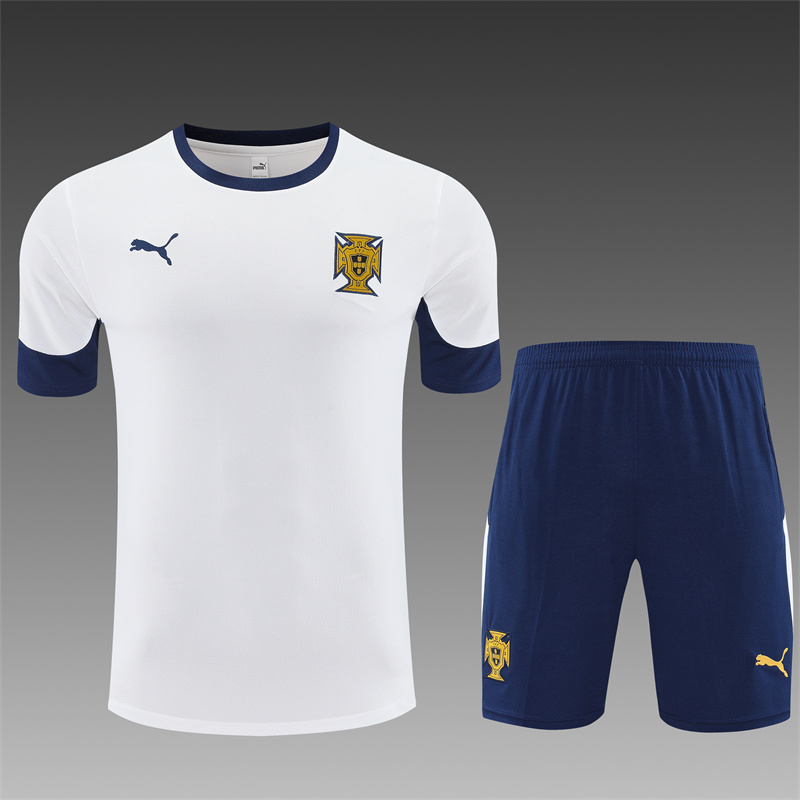 2025/2026 Portugal White Training Suit Football Shirt