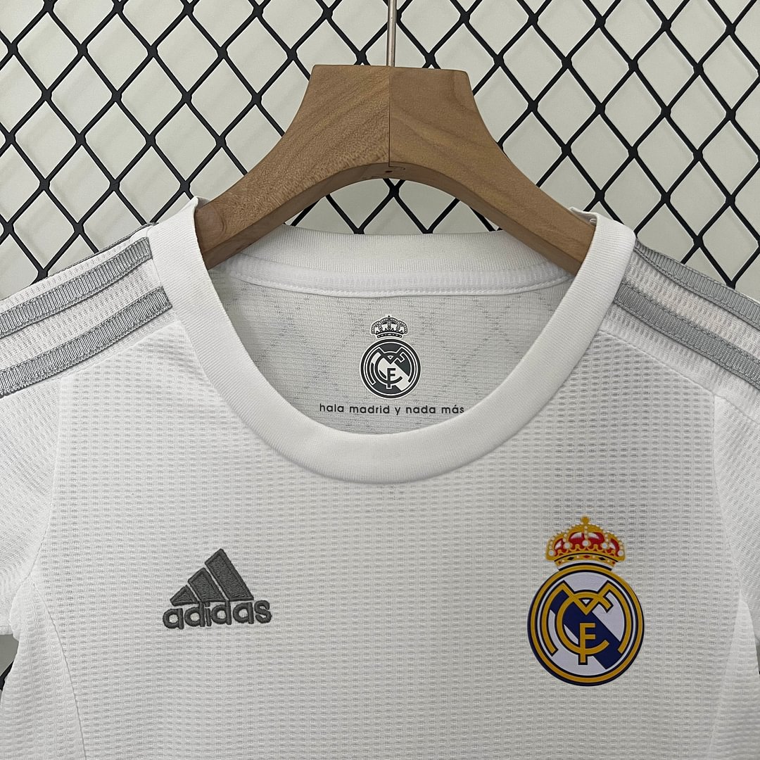 2015/2016 Real Madrid Retro Home Football Shirt Kids Size