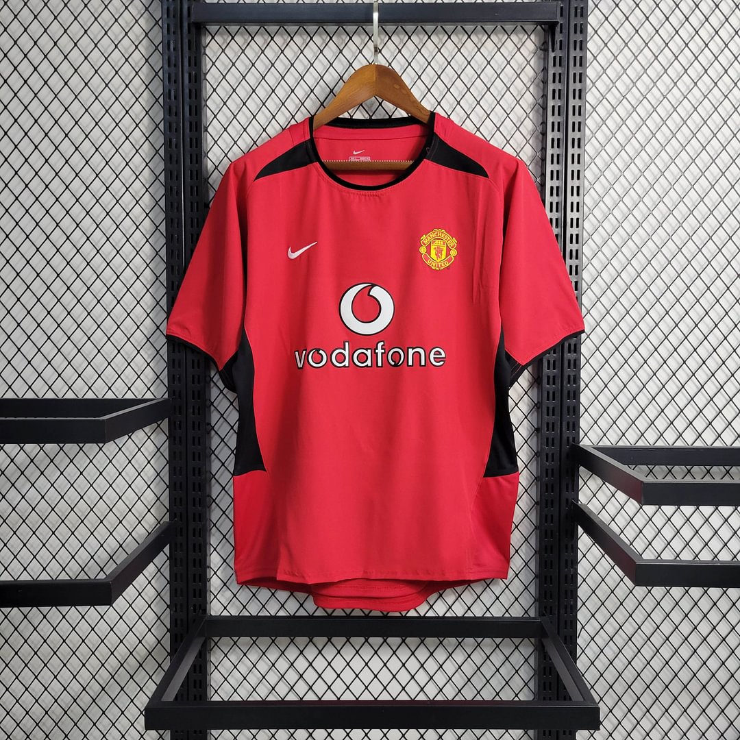 2002/2004 Manchester United Retro Home Football Shirt