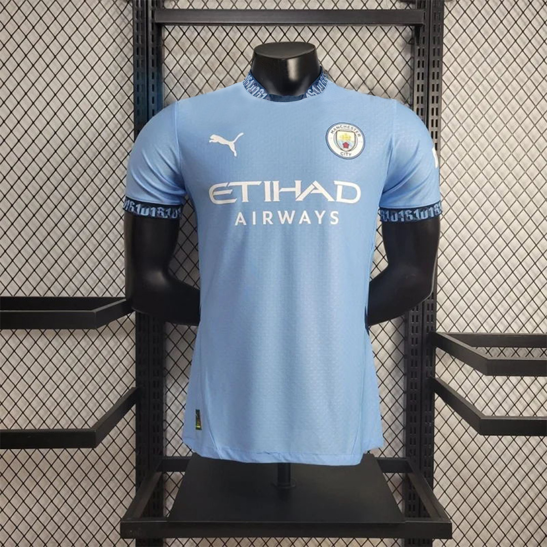 2024/2025 Manchester City Home Football Shirt For Player Version