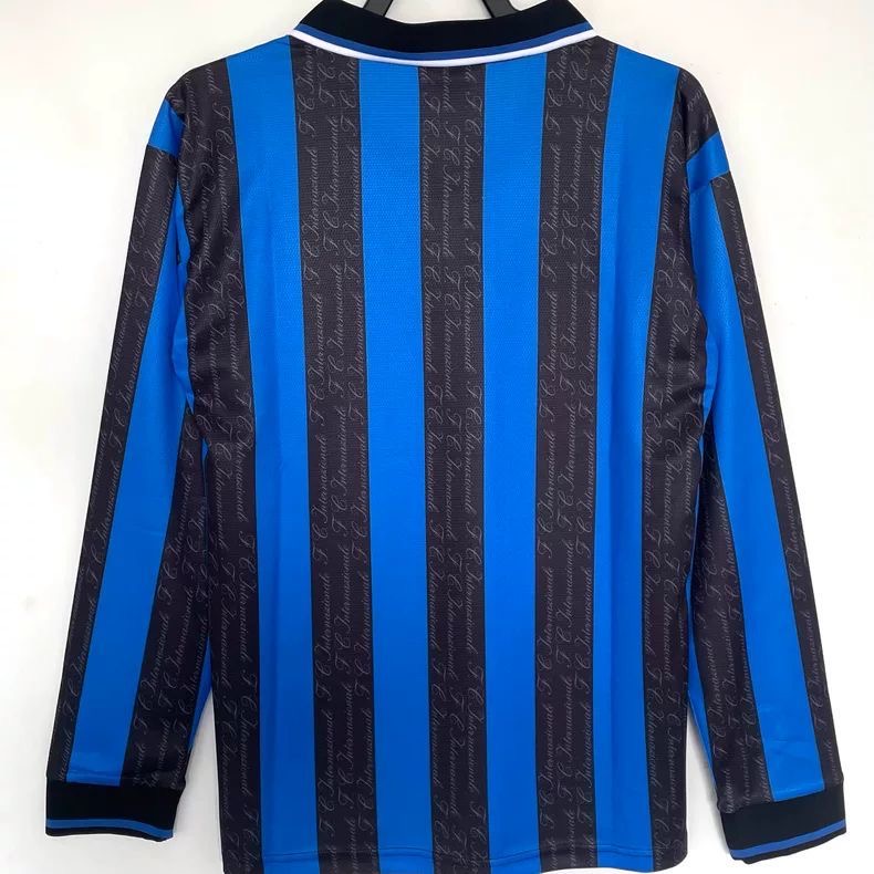1997/1998 Retro Inter Milan Home Long Sleeves Football Shirt