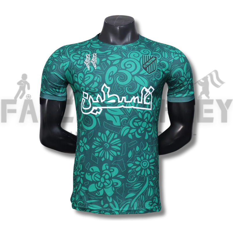 2025/2026 Palestine Green Pre match training uniform Jersey( Player Edition )