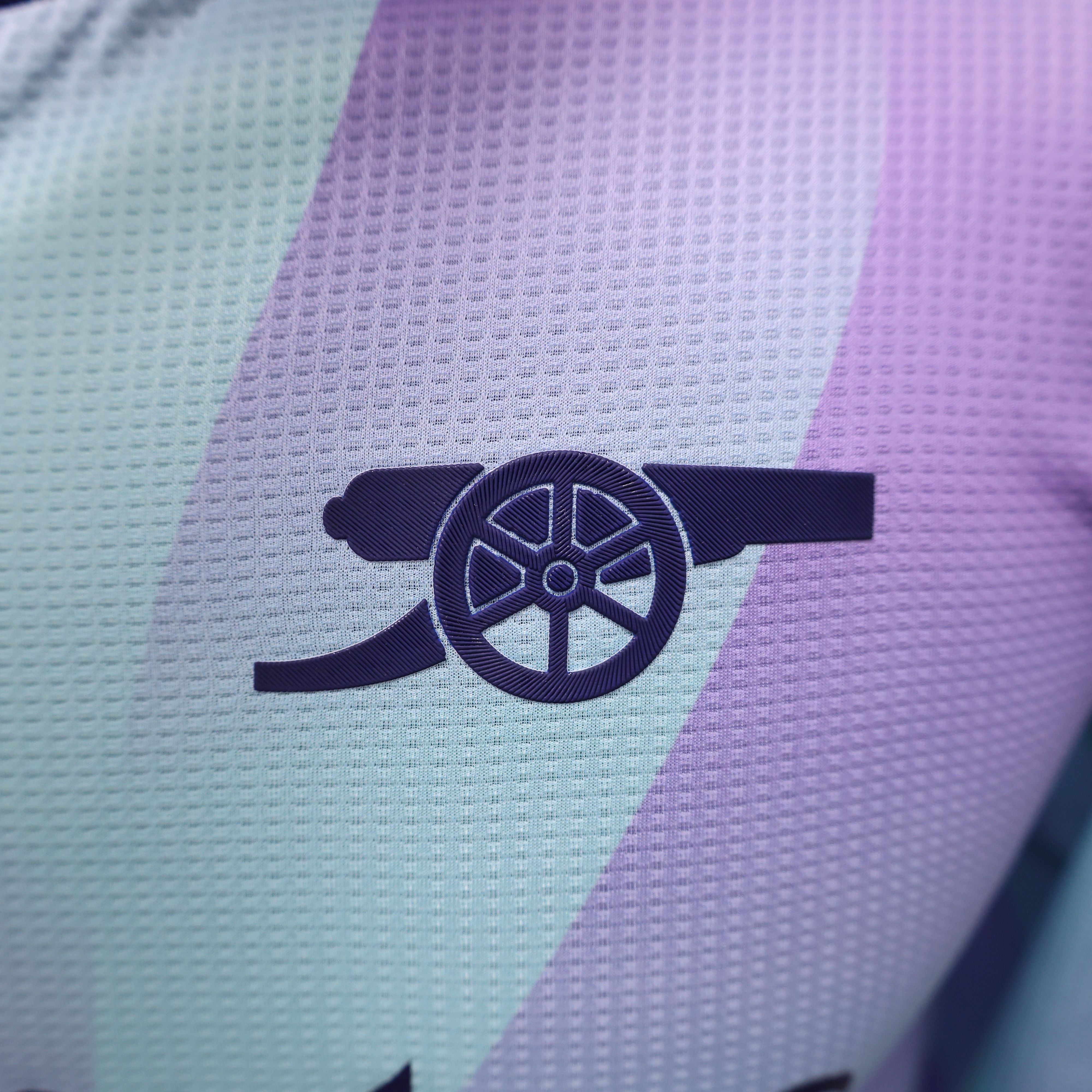 2024/2025 Player Edition Arsenal Second Away Long Sleeve Football Jersey