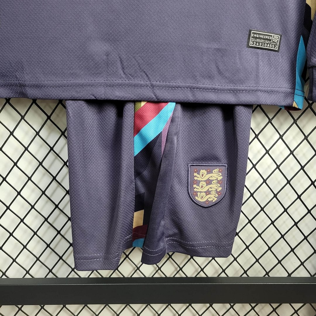 2024/2025 England Long Sleeve Away Football Shirt Kids