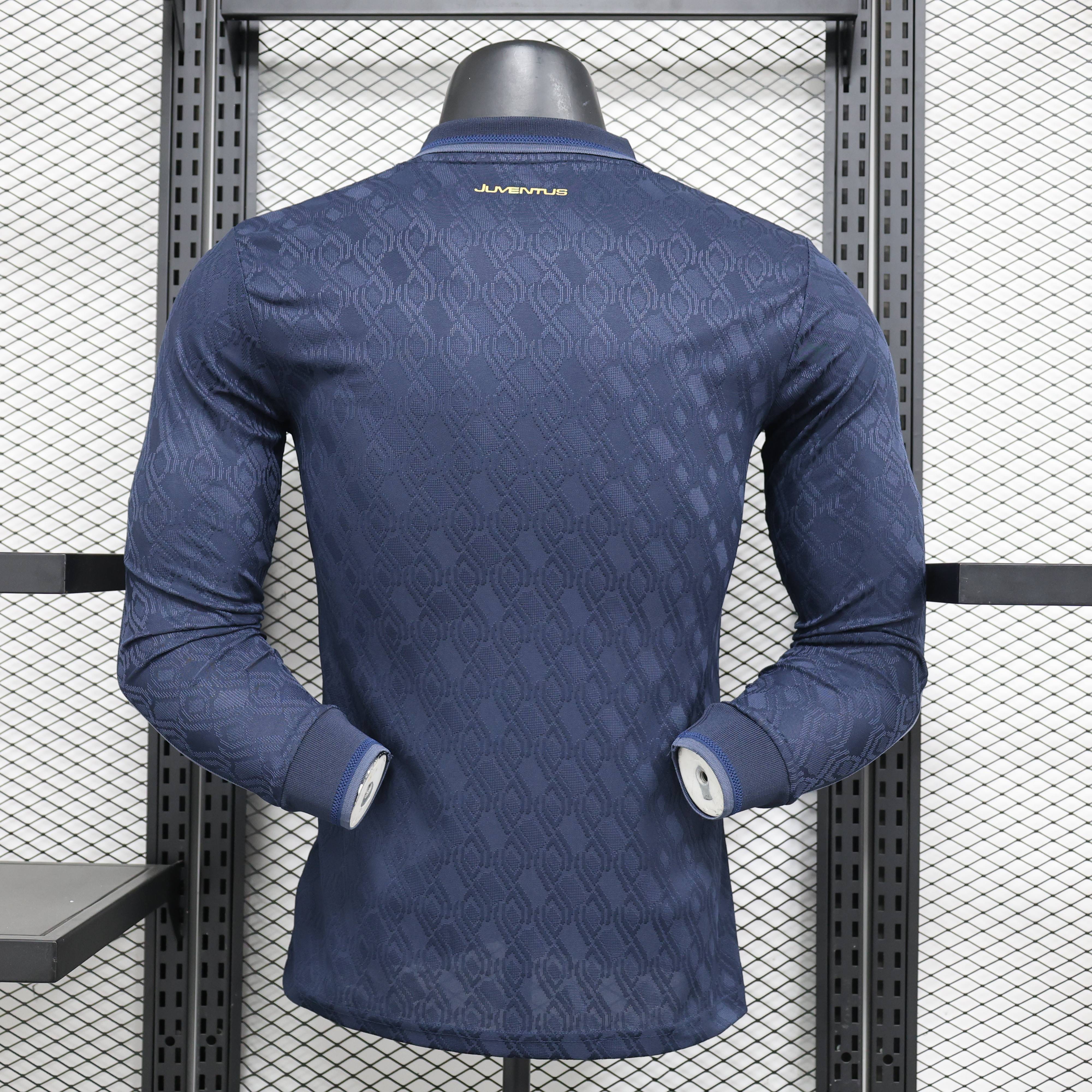 2024/2025Juventus Long Sleeve Away Football Shirt ( Player Version )