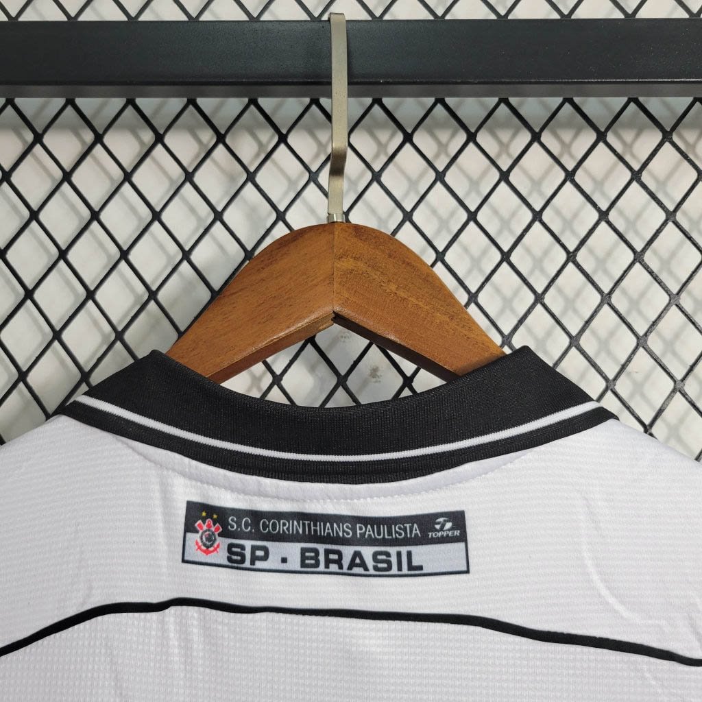 1999/2000 Corinthians Retro Home Football Shirt(Fans version)