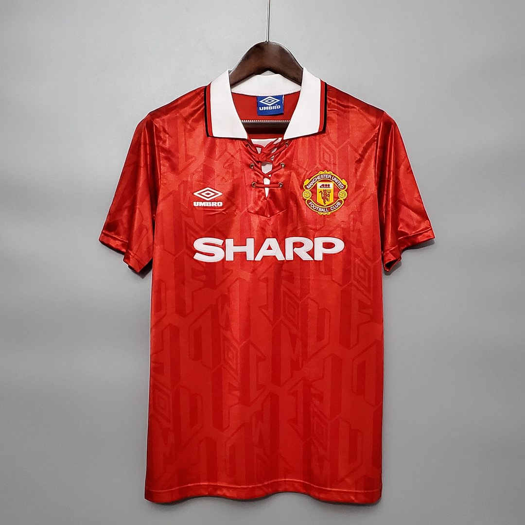 1992/1994 Manchester United Retro Home Football Shirt