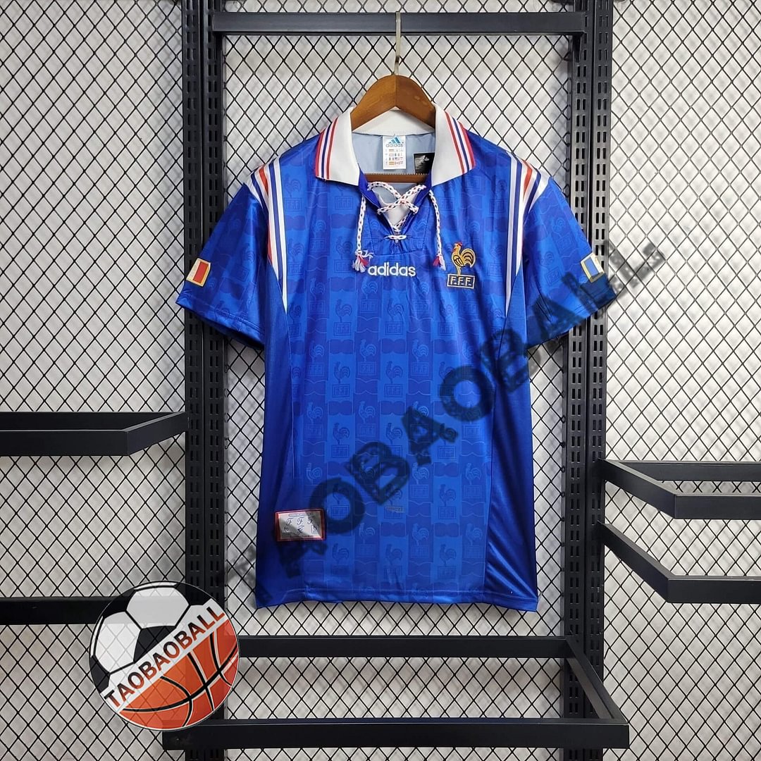 2018 France Retro Home Football Shirt
