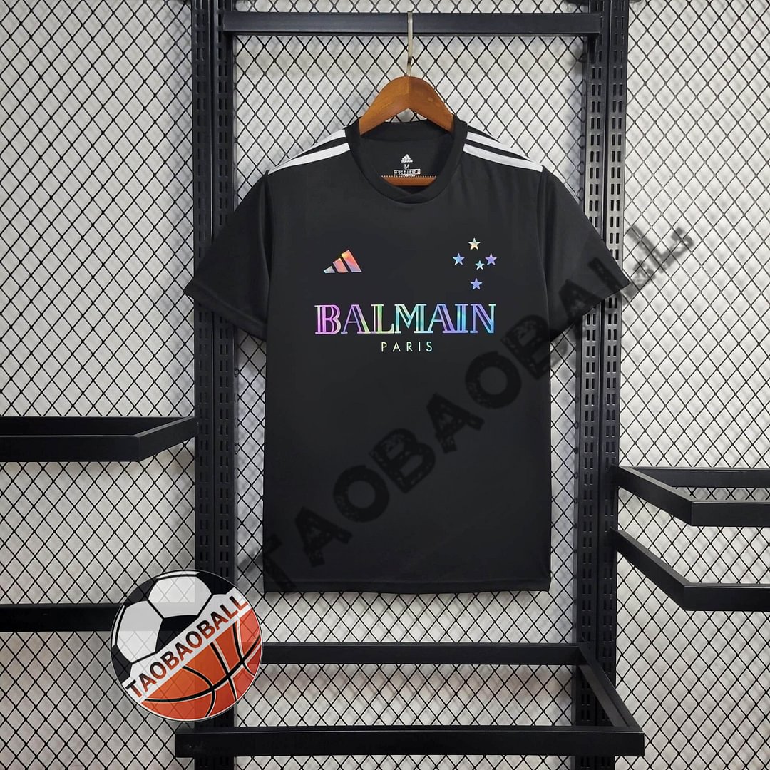 2024/2025 Cruzeiro Black Casual Shirt(Fans version)