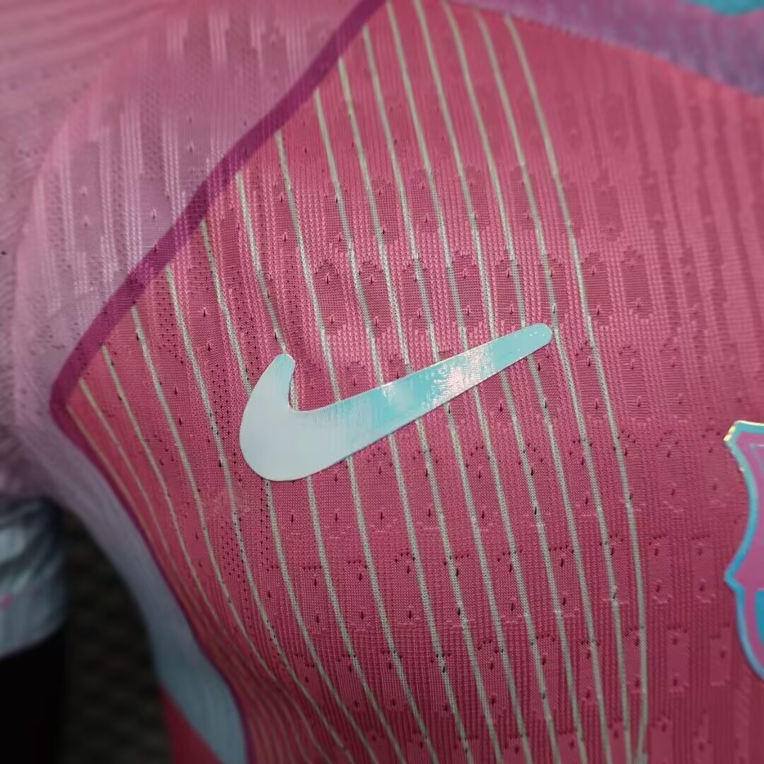 25/26 Barcelona Pink Special Edition Football Jersey( Player Edition )
