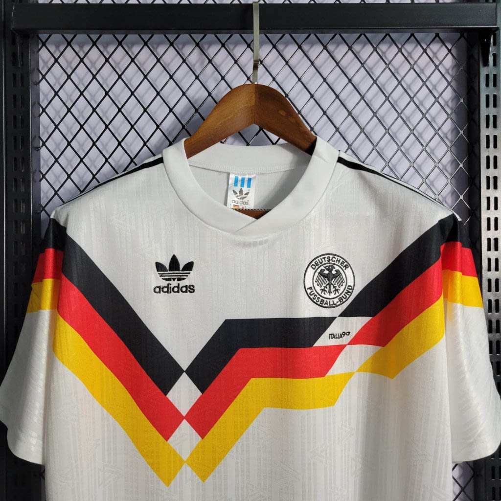 1990 Germany Retro Home Football Shirt( Fans Edition )
