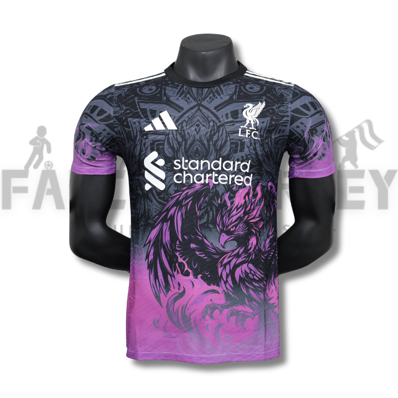 2024/2025 Liverpool Black & Purple Special Edition Football Jersey(Player Edition)