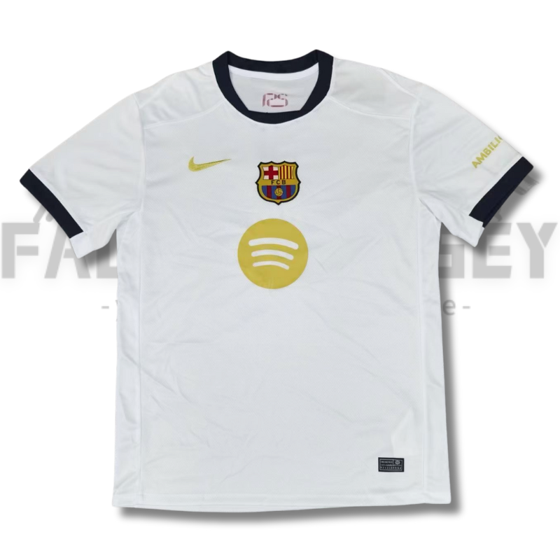25/26 Barcelona White Special Jersey(Fans version)