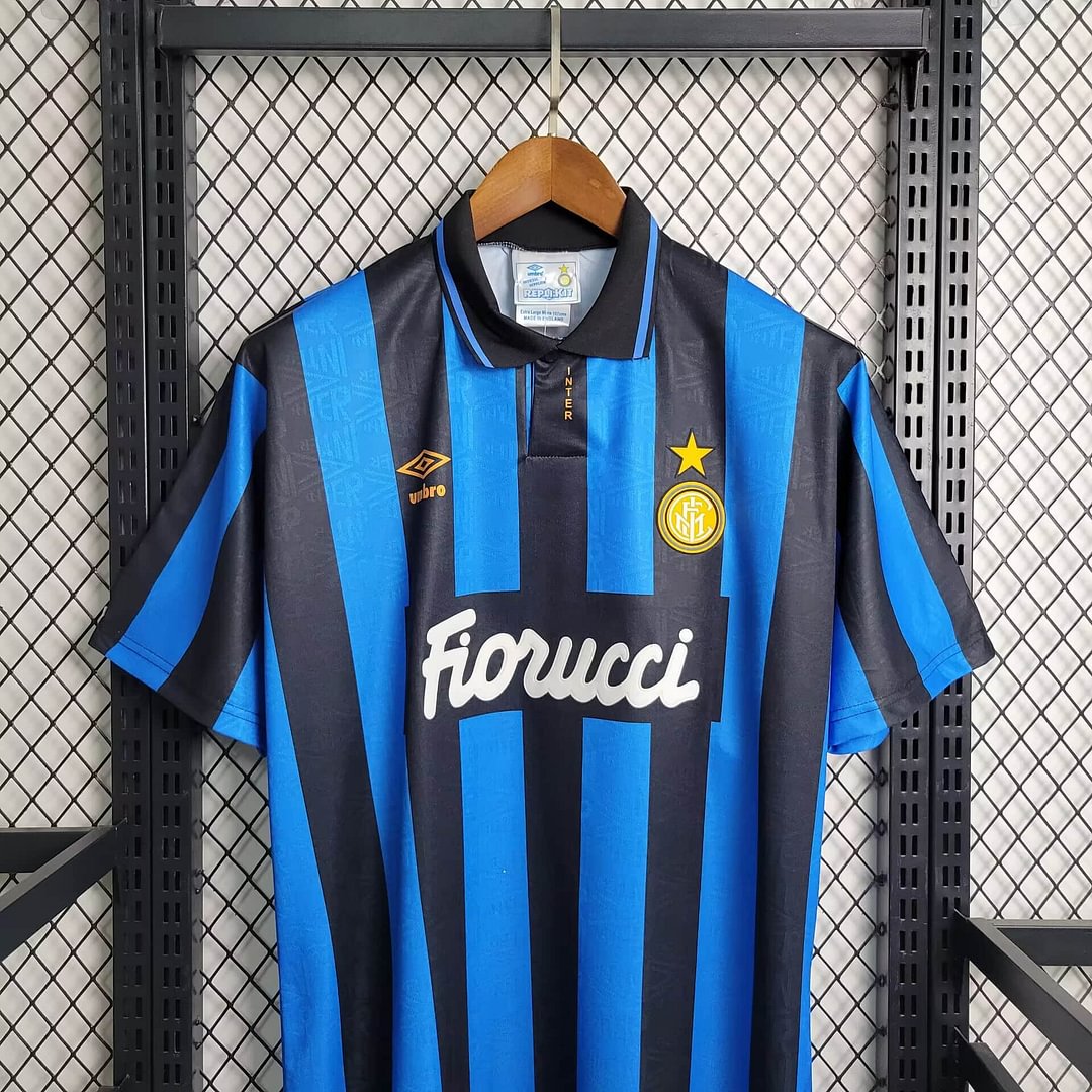 1992/1993 Retro Inter Milan Home Football Shirt