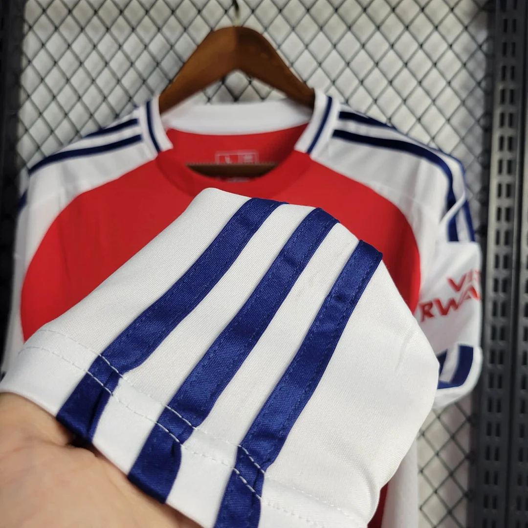 2024/2025 Long Sleeve Arsenal Home Football Shirt